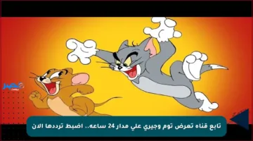 تابع قناة تعرض توم وجيري على مدار 24 ساعة.. اضبط ترددها الآن